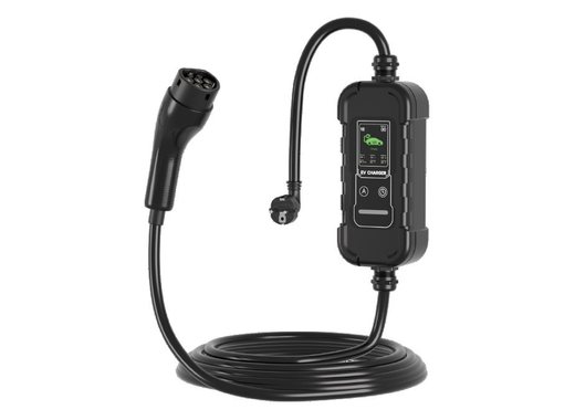 EV32A05EU 7 kW 3×6mm² + 1×0.5mm² IEC 62196 Type 2 Portable EV Charger