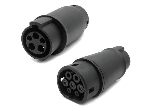EVAD01 SAE J1772 Type 1 to IEC 62196-2 Type 2 Plug