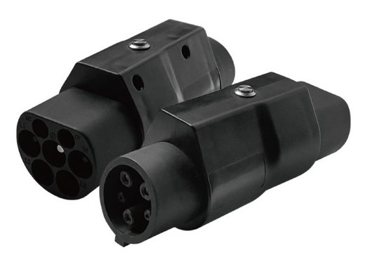EVAD04 Type 2 to SAE J1772 Type 1 Plug