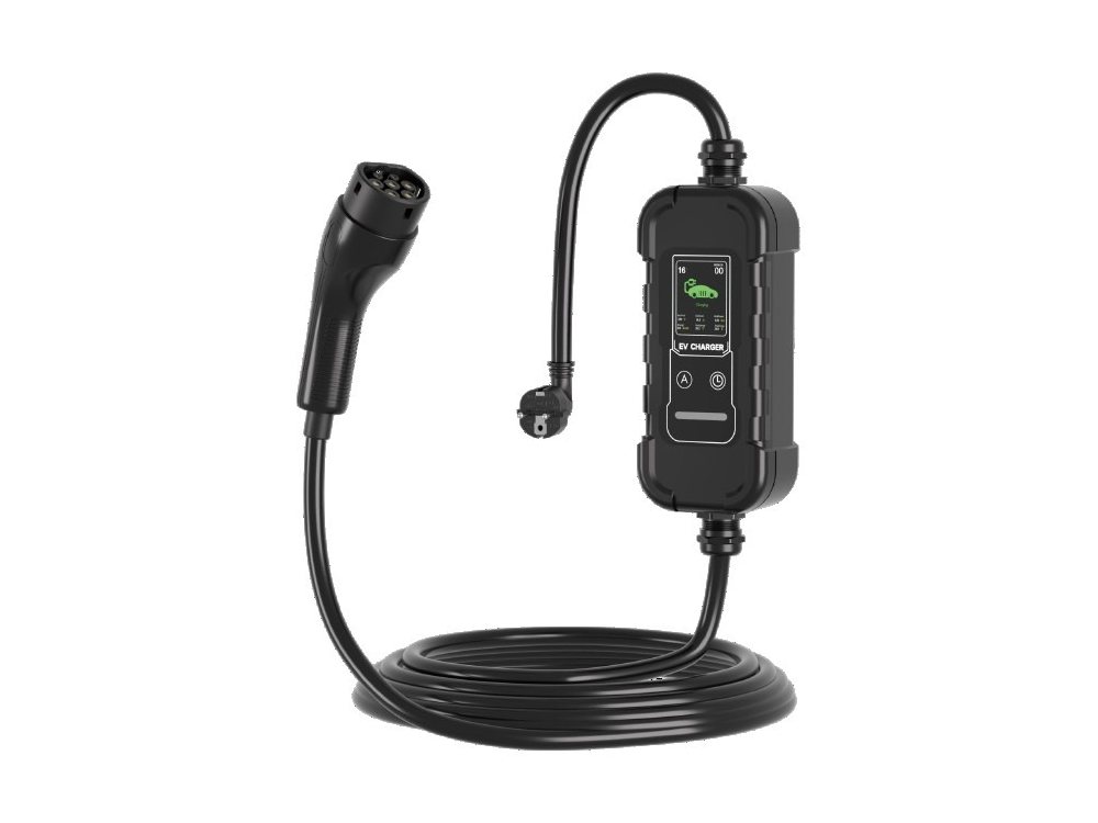 EV32A05EU 7 kW 3×6mm² + 1×0.5mm² IEC 62196 Type 2 Portable EV Charger
