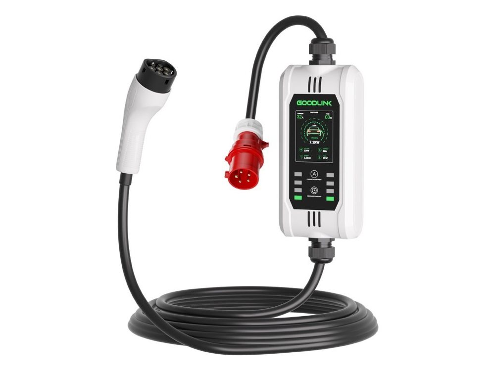 EV32A06EU 7 kW IEC 62196 Type 2 Portable EV Charger