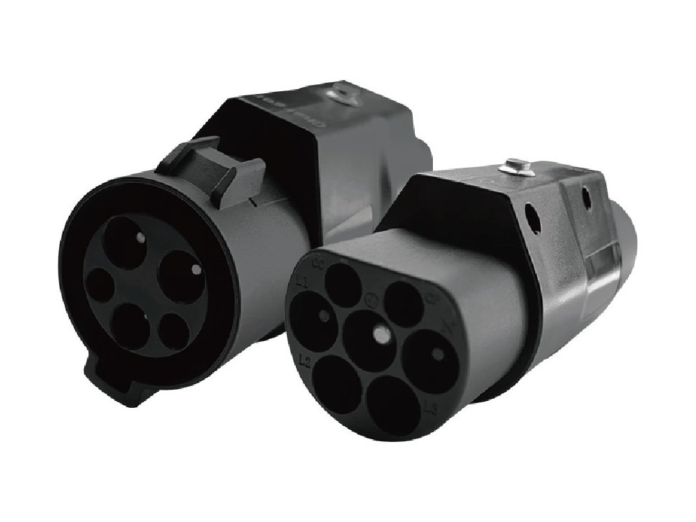 EVAD07 SAE J1772 Type 1 to GB/T Plug